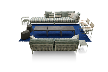 RIBES - Fabric garden sofa by B&B Italia Outdoor - view 3
